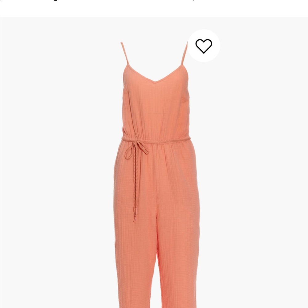 Madewell Gauze Tie-Waist Jumpsuit